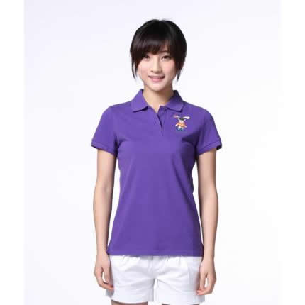 夏裝女版高級(jí)POLO衫工作服批發(fā)
